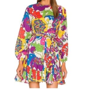 RHODE Ella Dress in Psychedelic - Excellent Pre-Owned Condition, Small